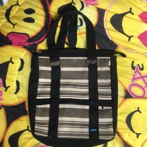 Kavu Tote! So cute!! Black and White Striped❤️